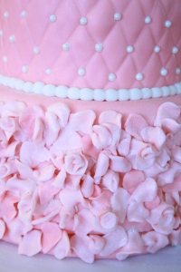 Pearls and Petals Cake