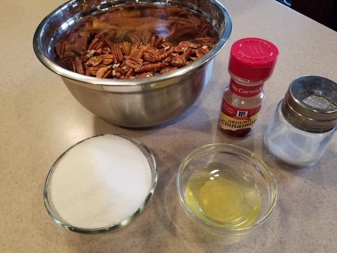Candied Pecans - Ingredients