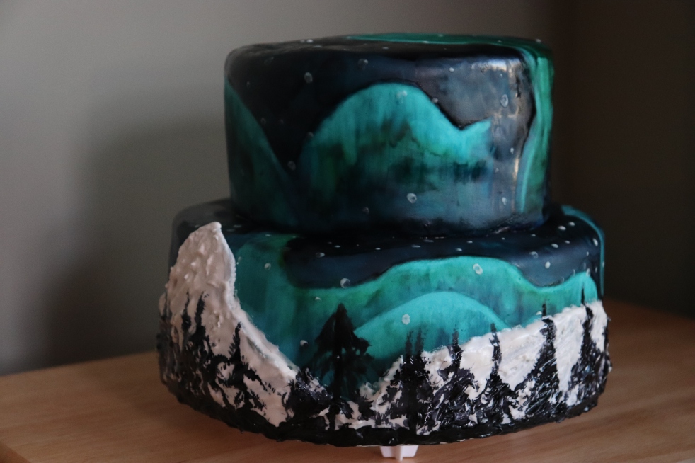 Northern Lights Cake