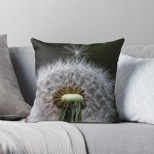 Dandelion Seed Throw Pillow
